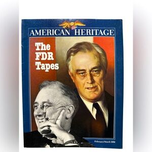 VTG Rare American Heritage‎ Magazine-The FDR Tapes